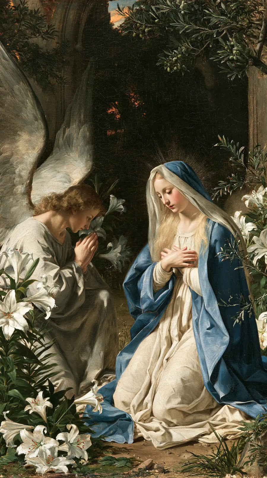 The Annunciation - The Annunciation in the Garden · Portrait n° 2