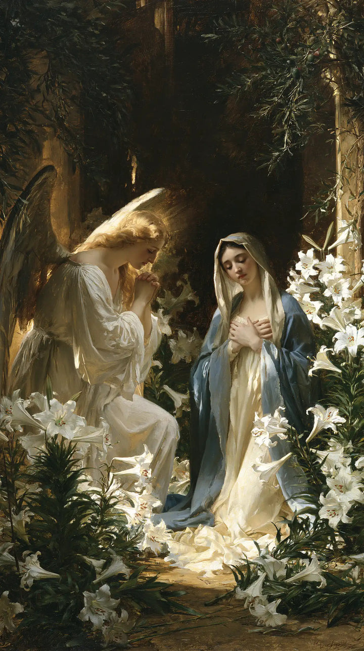 The Annunciation - The Annunciation in the Garden · Portrait n° 7