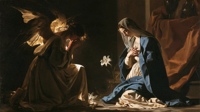The Annunciation - Black and Gold · Landscape n° 8