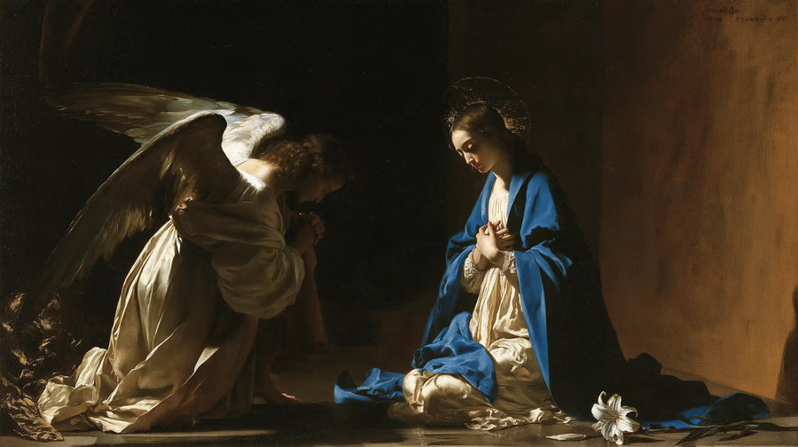 The Annunciation - Black and Gold · Landscape n° 10