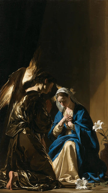 The Annunciation - Black and Gold · Portrait n° 2