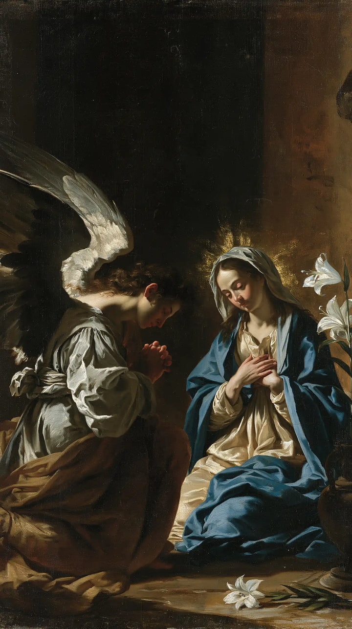 The Annunciation - Black and Gold · Portrait n° 4