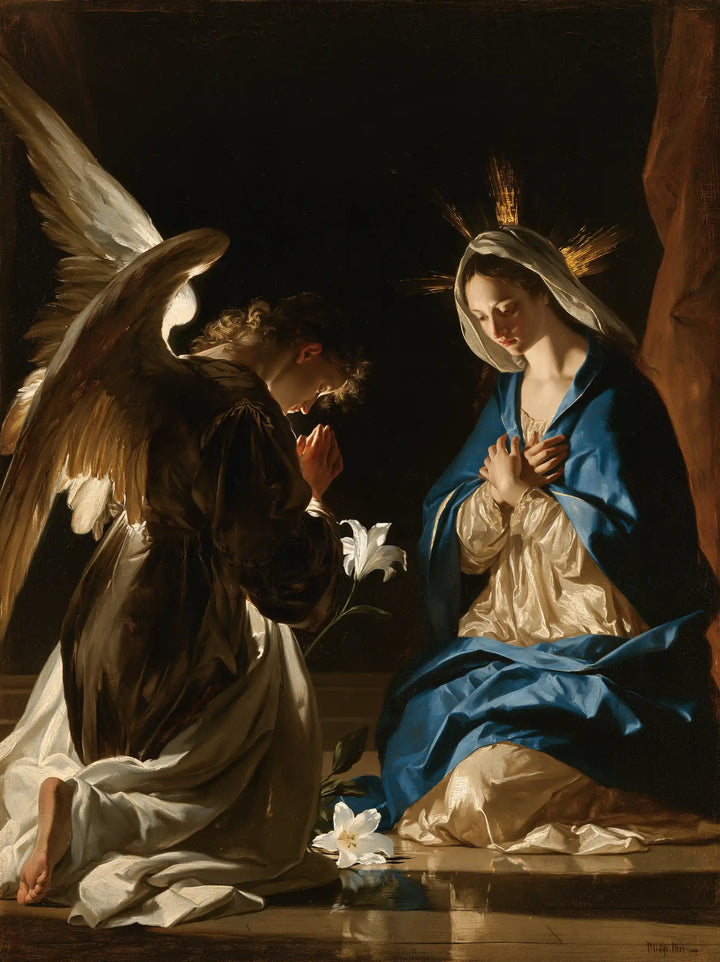 The Annunciation - Black and Gold · Portrait n° 20