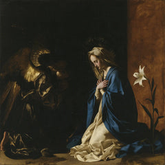 The Annunciation — The Pale Veil beside the Ochre Wall