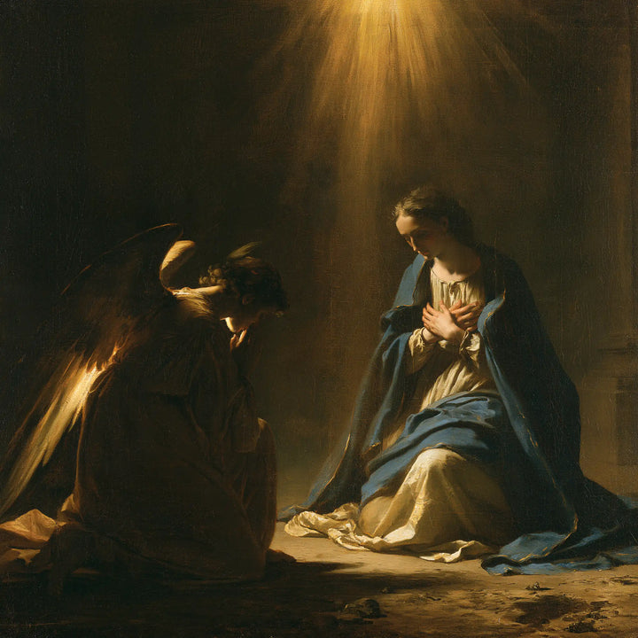 The Annunciation - Divine Light Descending upon Mary · Square n° 3
