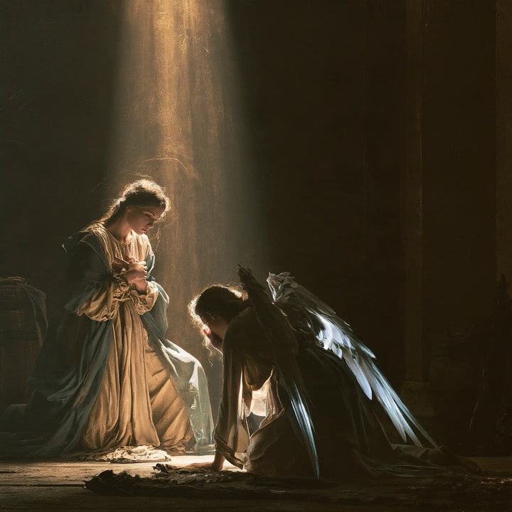 The Annunciation - Divine Light Descending upon Mary · Square n° 7