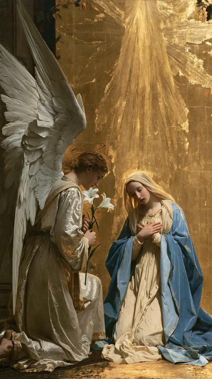 The Annunciation - Sacred Gold · Portrait n° 6