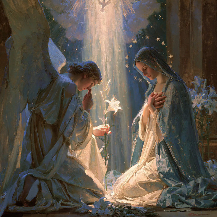 The Annunciation - Symbolist · Square n° 3
