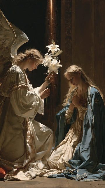 The Annunciation - The White Lily as Symbol · Portrait n° 9