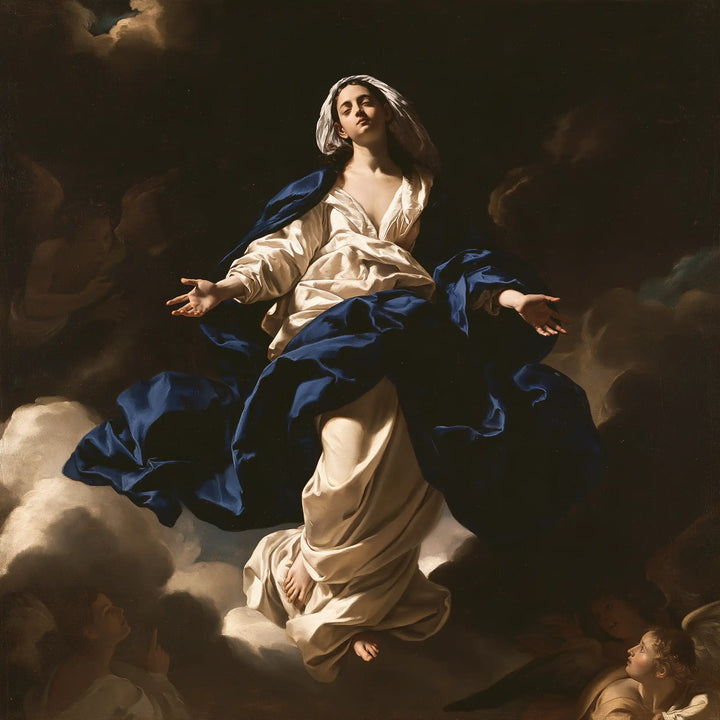 The Assumption of Mary - Caravaggio Tenebrism · Square n° 2