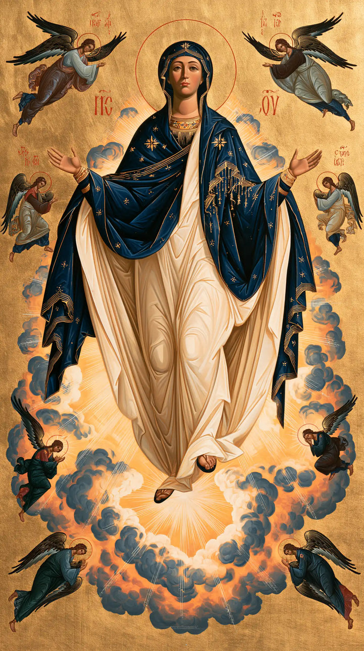 The Assumption of Mary - Contemporary Byzantine · Portrait n° 3