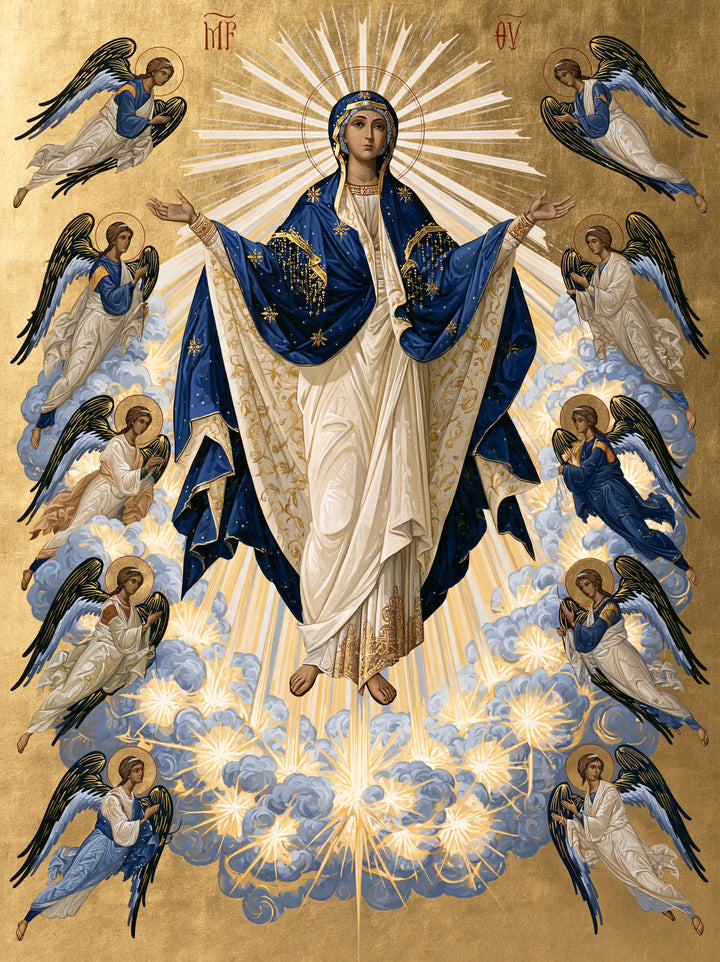 The Assumption of Mary - Contemporary Byzantine · Portrait n° 11