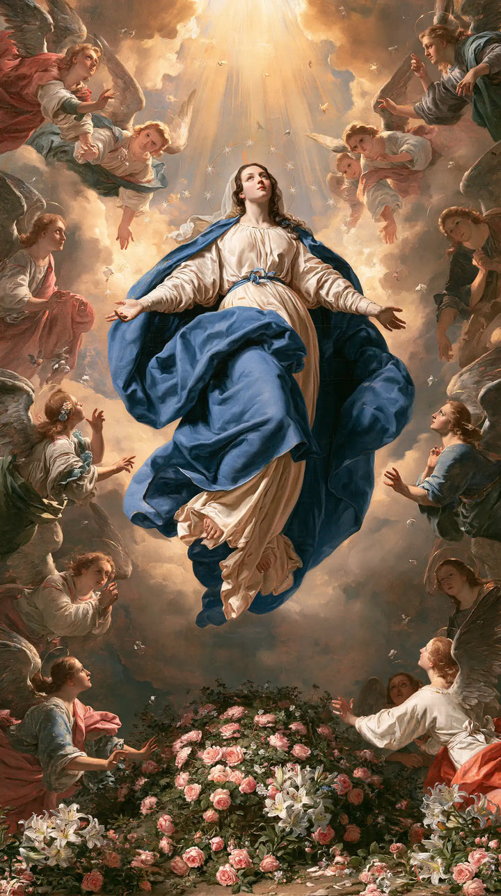 The Assumption of Mary - Assumption with a Flower-Filled Tomb · Portrait n° 1