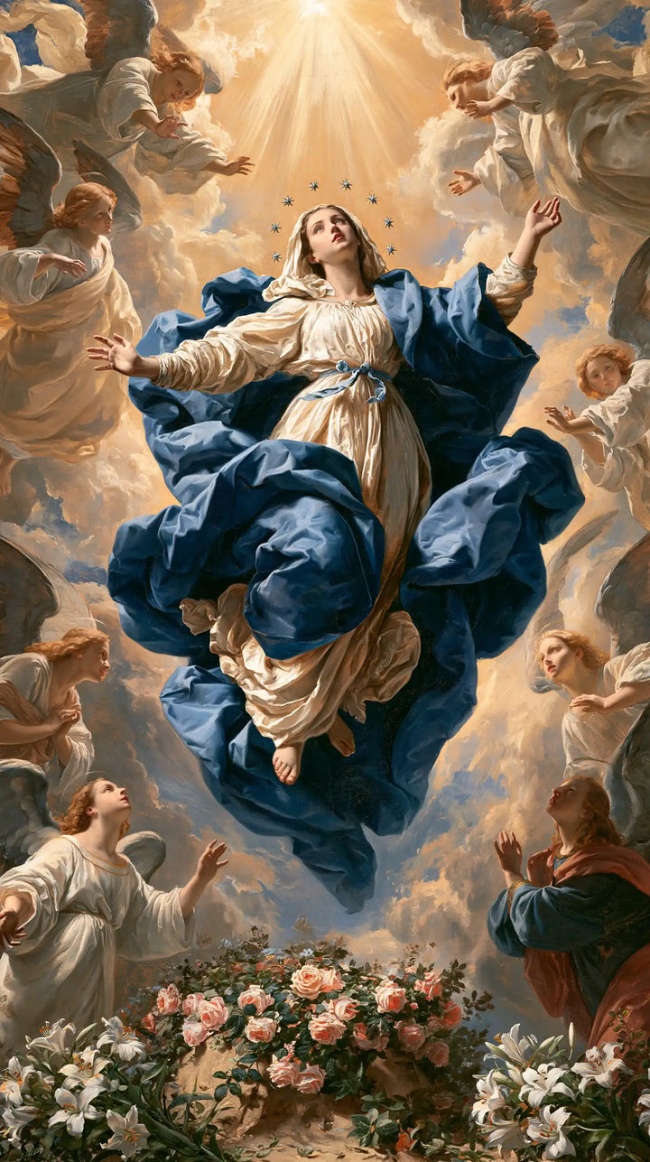 The Assumption of Mary - Assumption with a Flower-Filled Tomb · Portrait n° 7