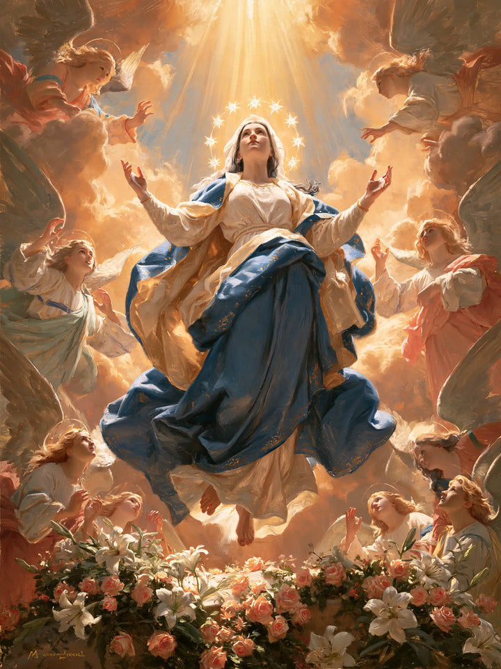 The Assumption of Mary — Stars Above Dawn Roses