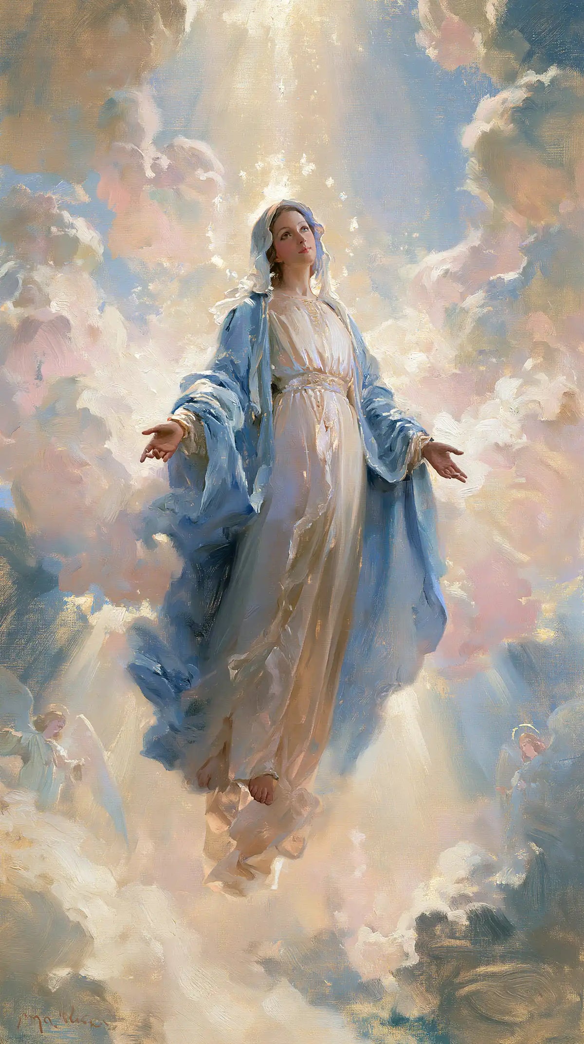 The Assumption of Mary - Impressionist · Portrait n° 4