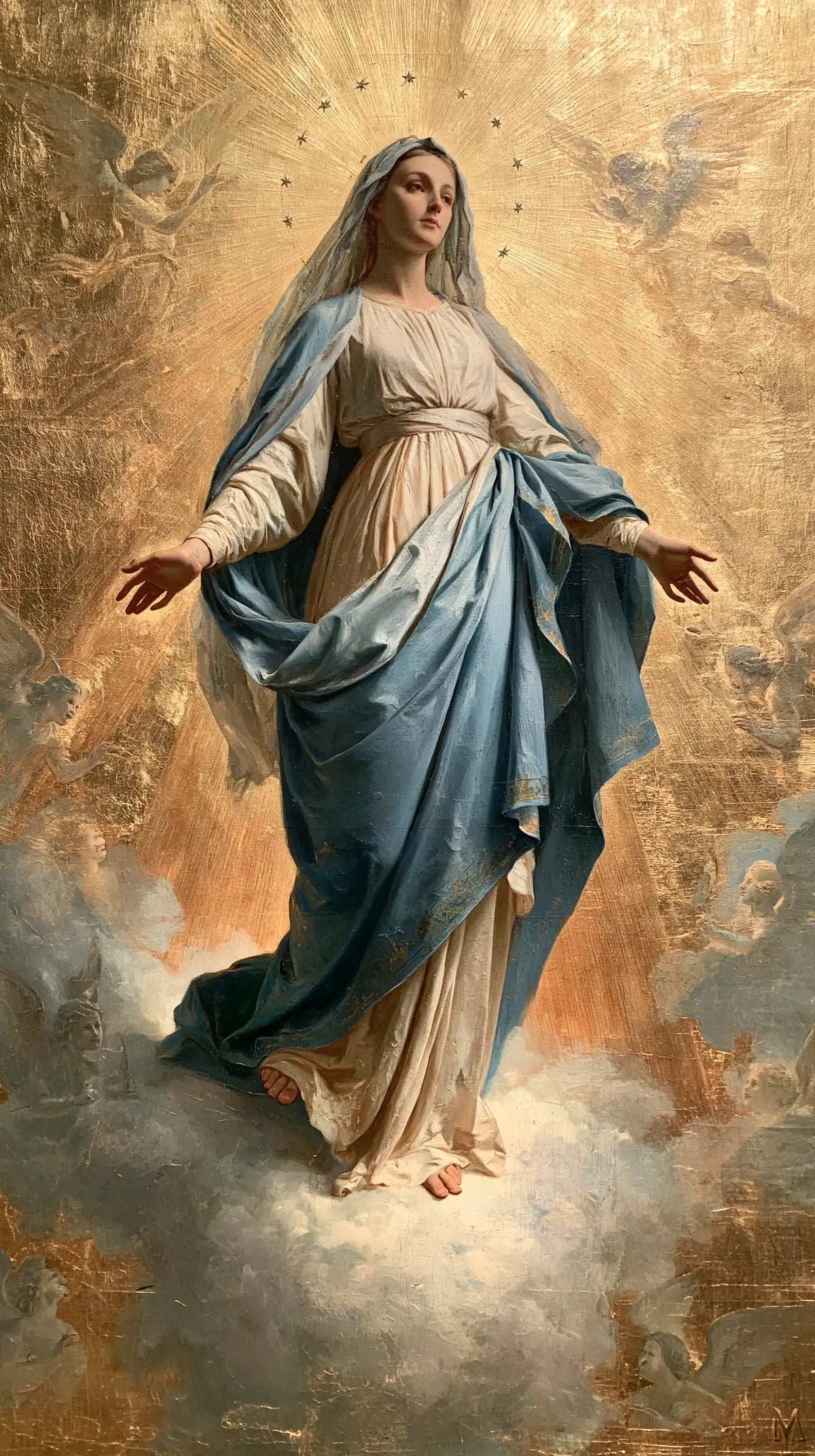 The Assumption of Mary - Sacred Gold · Portrait n° 9