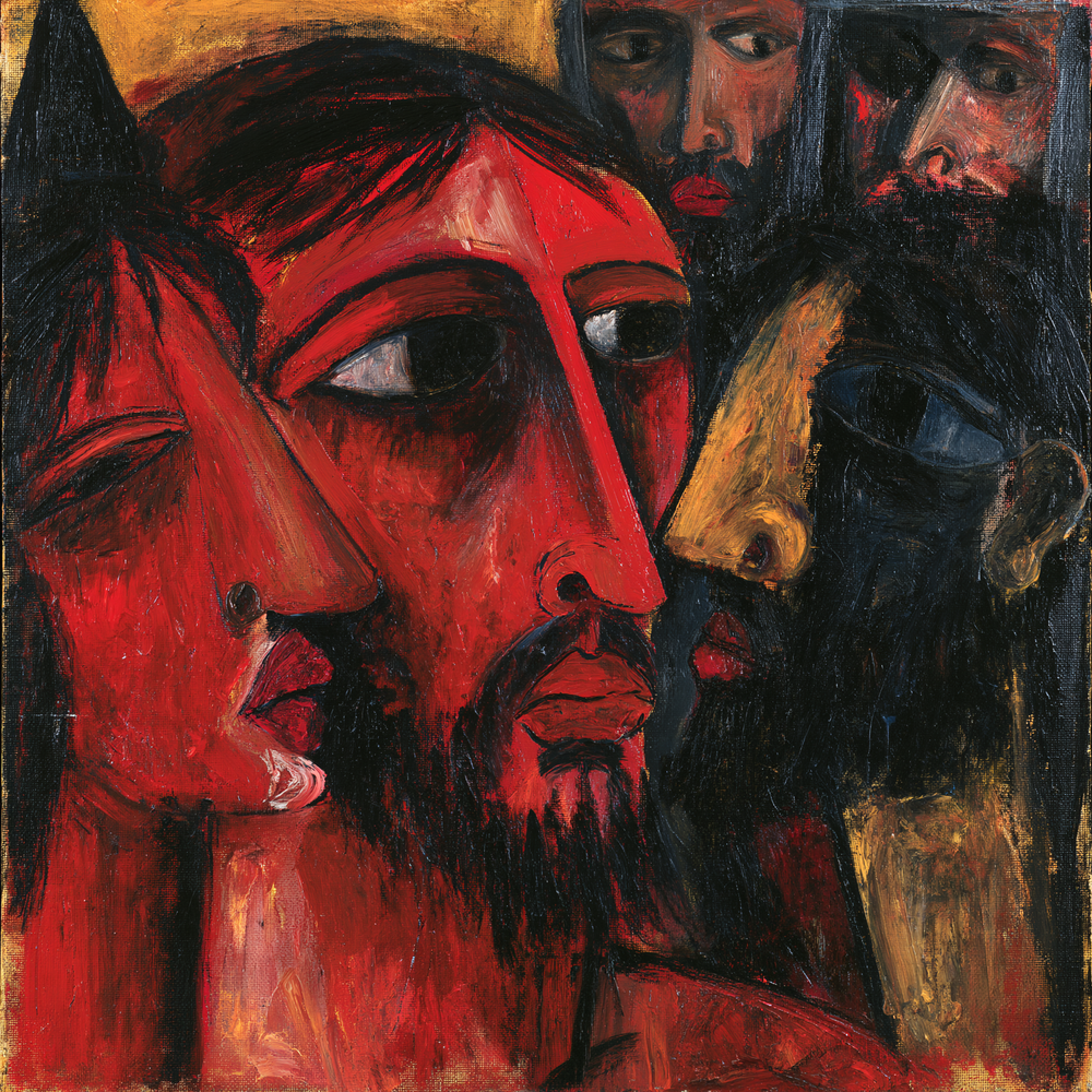 Judas' forræderi - ekspressionistisk · Carré n° 2 - kristen kunst