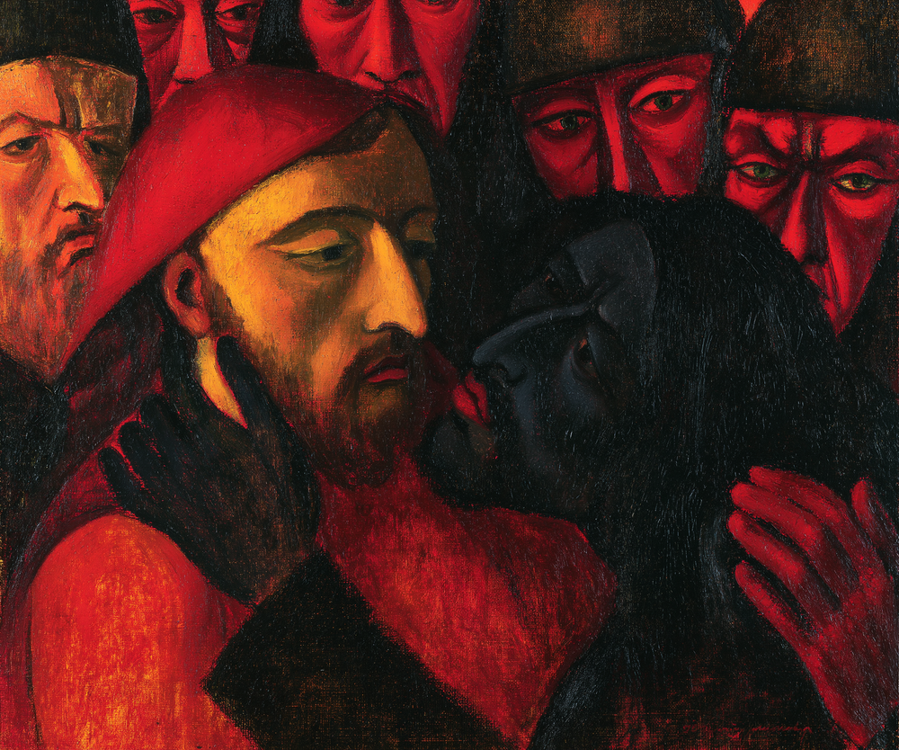 Judas' forræderi - ekspressionistisk · Landskab n° 1 - kristen kunst