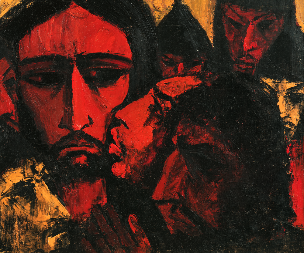 Judas' forræderi - ekspressionistisk · Landskab n° 2 - kristen kunst