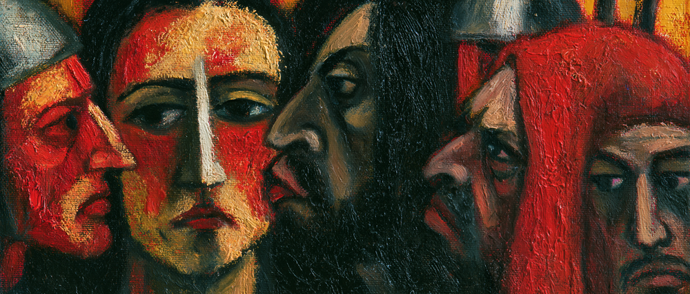 Judas' forræderi - ekspressionistisk · Landskab n° 8 - kristen kunst