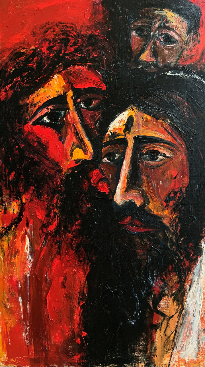 Judas' forræderi - ekspressionistisk · Portræt n° 4