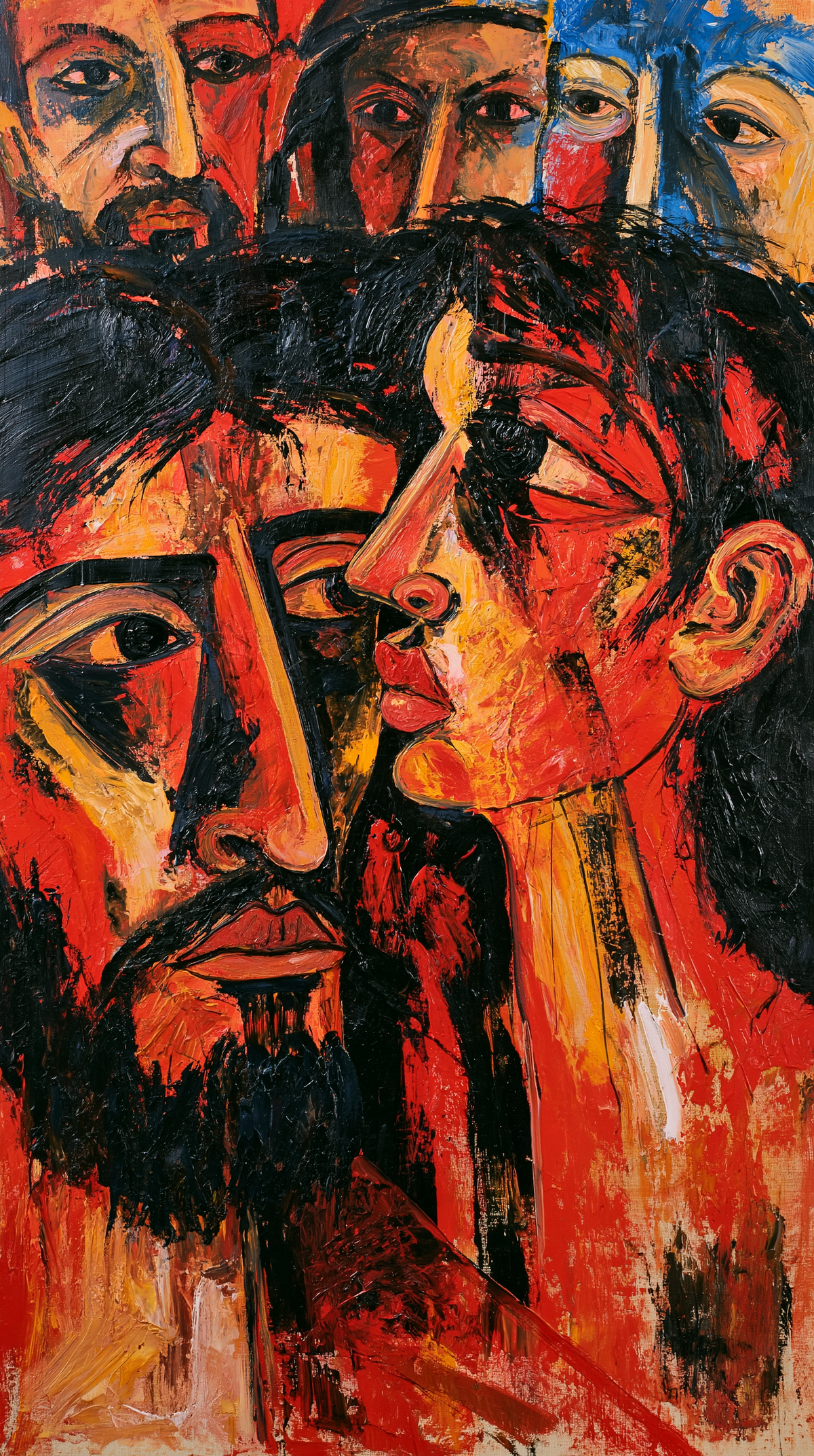 Judas' forræderi - ekspressionistisk · Portræt n° 5
