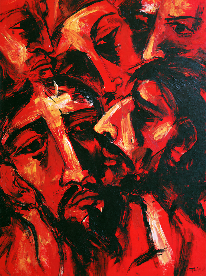 Judas' forræderi - ekspressionistisk · Portræt n° 8