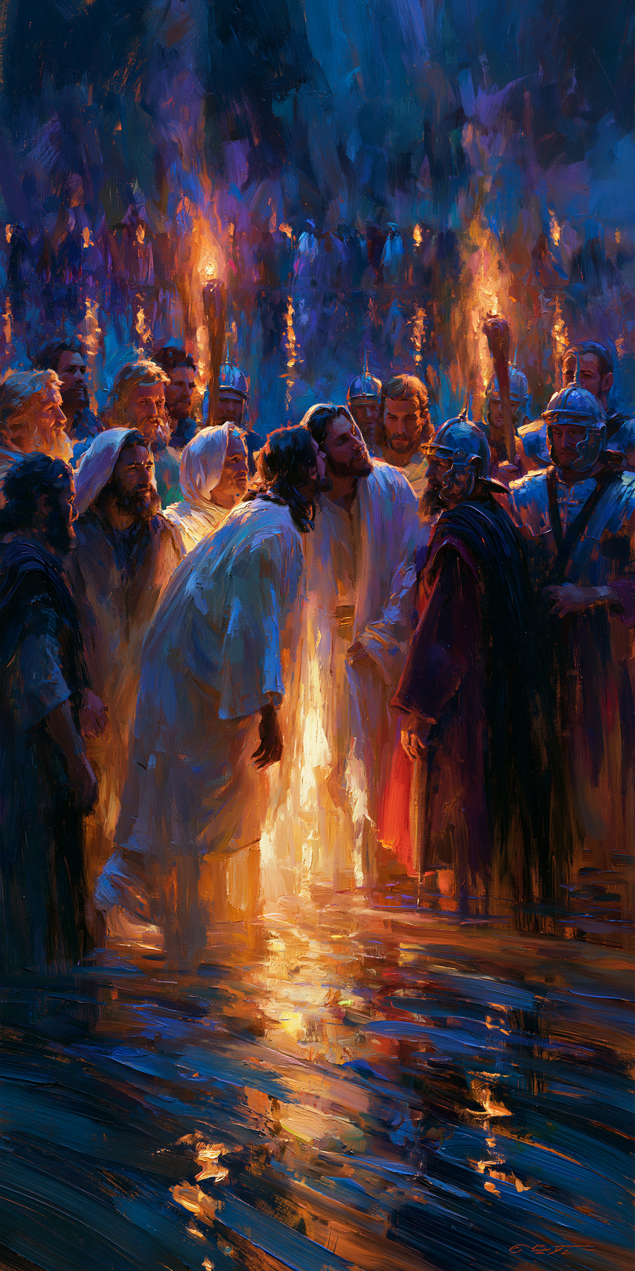 Judas' forræderi - impressionistisk · Portræt n° 1