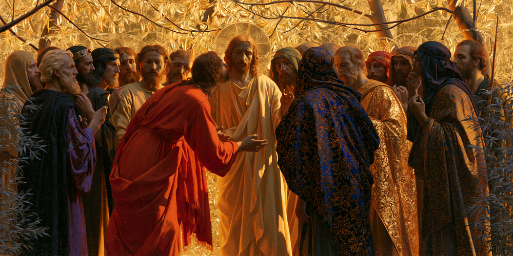 Judas' forræderi - Sacred Golden · Landscape n° 8 - Kristen kunst