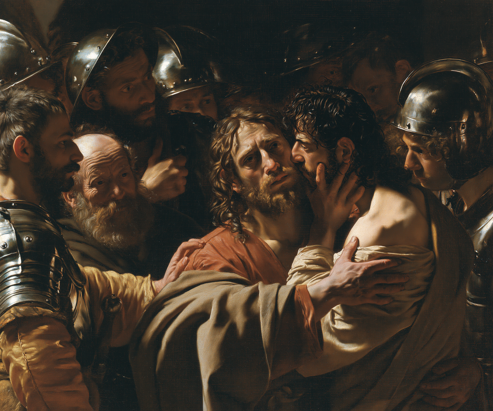 Judas' forræderi - hellig stilhed · Landskab n° 1 - kristen kunst