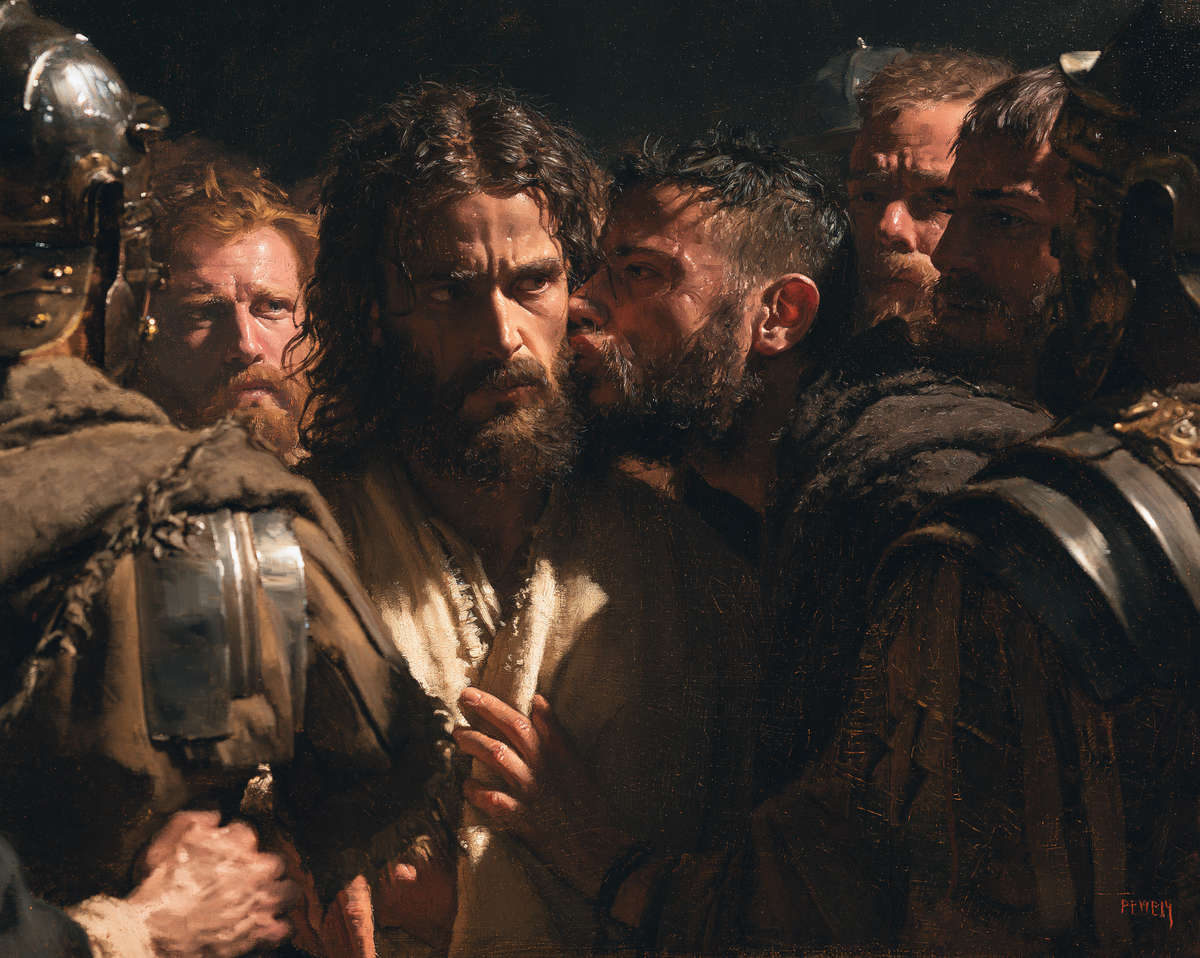 Judas' forræderi - hellig stilhed · Landskab n° 2 - kristen kunst