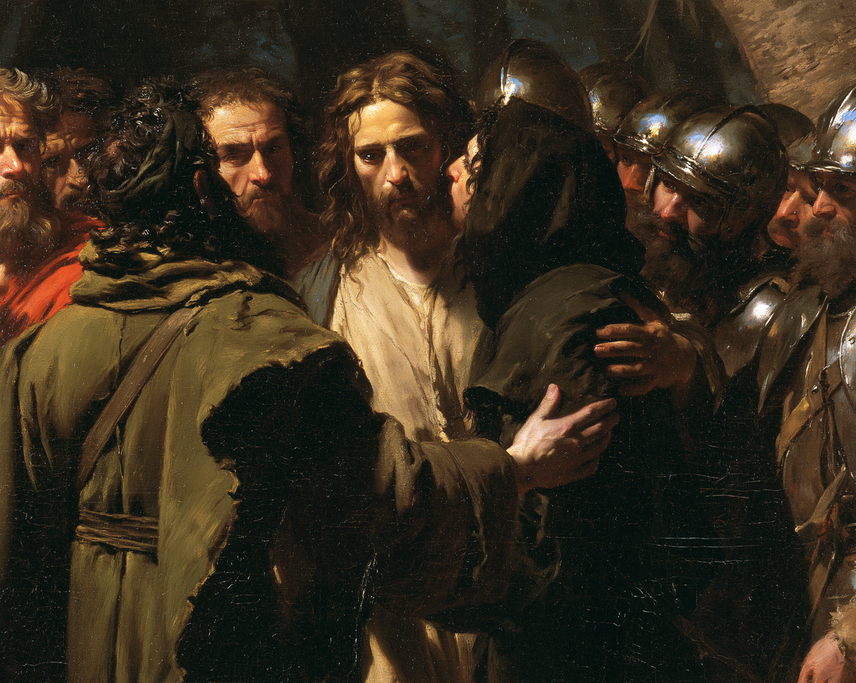 Judas' forræderi - hellig stilhed · Landskab n° 3 - kristen kunst