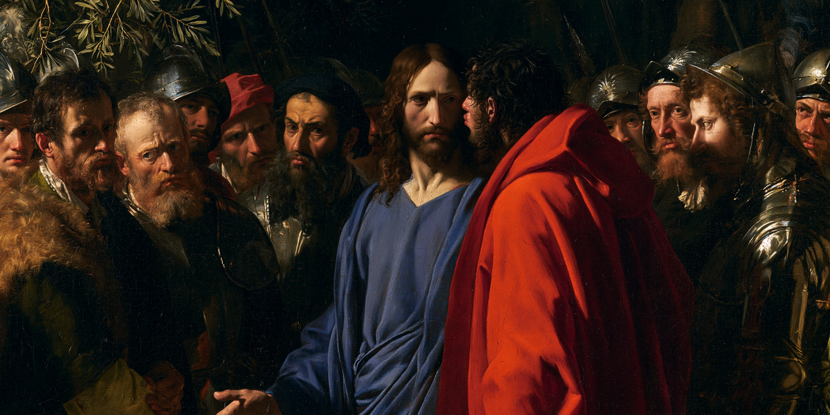 Judas' forræderi - hellig stilhed · Landskab n° 5 - kristen kunst