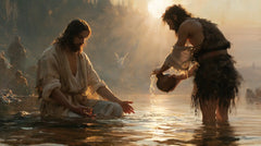 The Baptism of Jesus – Symbolist · Kneeling in the Jordan · Landscape no. 13