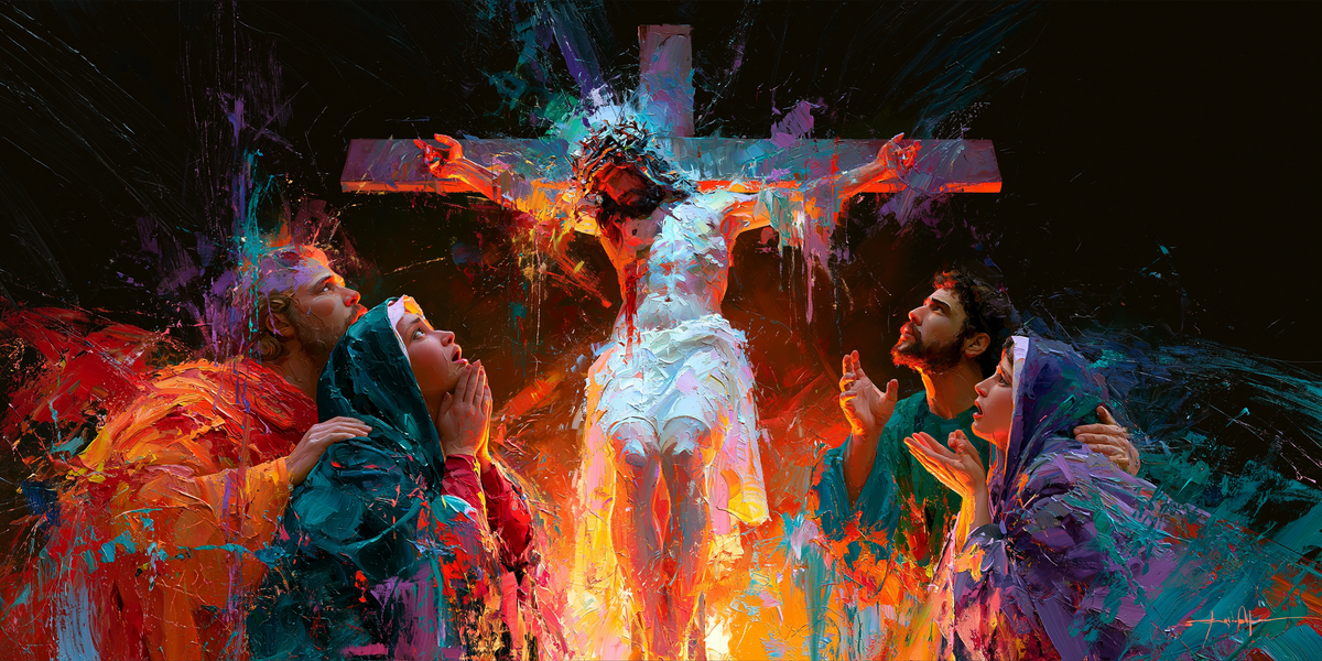 The Crucifixion - Expressionist · Landscape n° 25