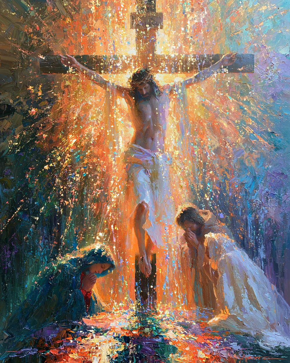 Korsfæstelsen - Impressionist · Portrait n° 18 - Christian art