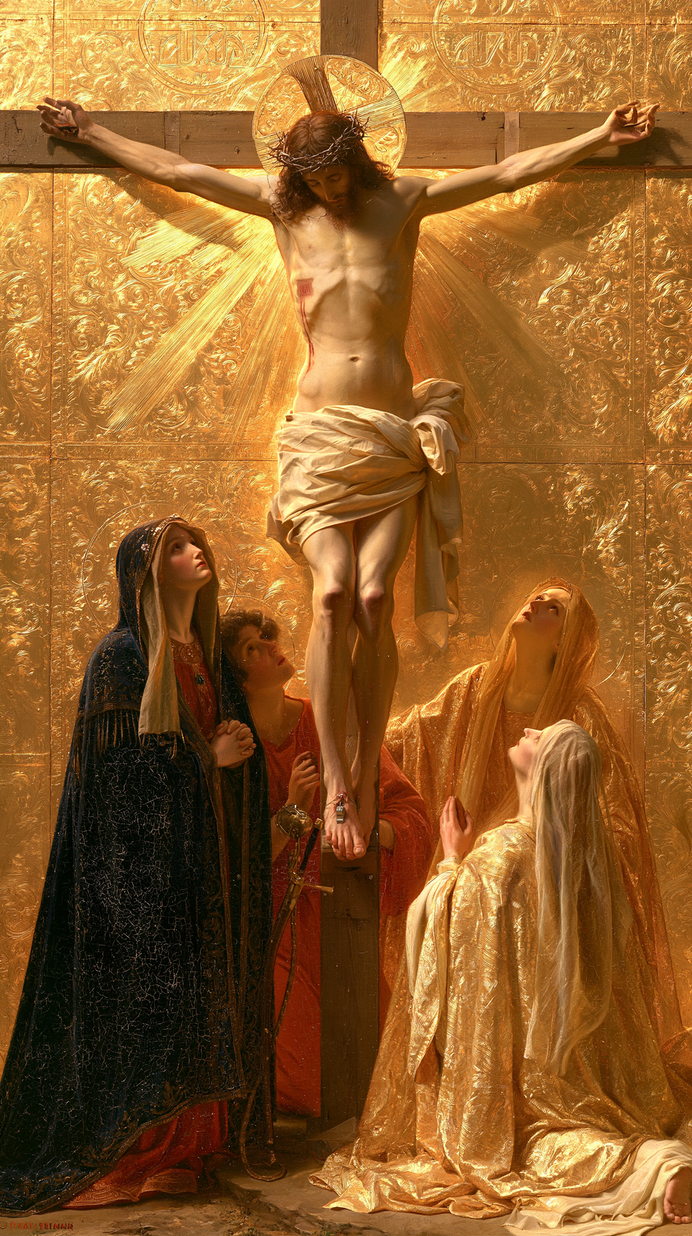 Korsfæstelsen - Sacred Golden · Portrait n° 5 - Christian art