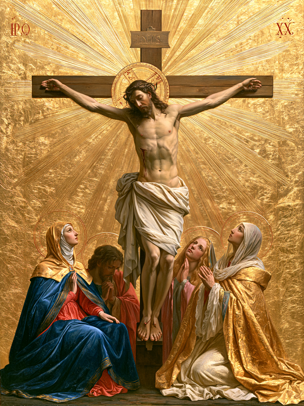 Korsfæstelsen - Sacred Golden · Portrait n° 9 - Christian art