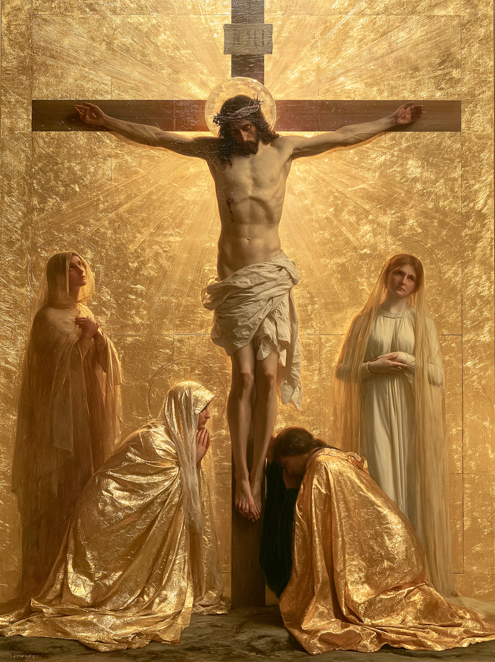Korsfæstelsen - Sacred Golden · Portrait n° 10 - Christian art