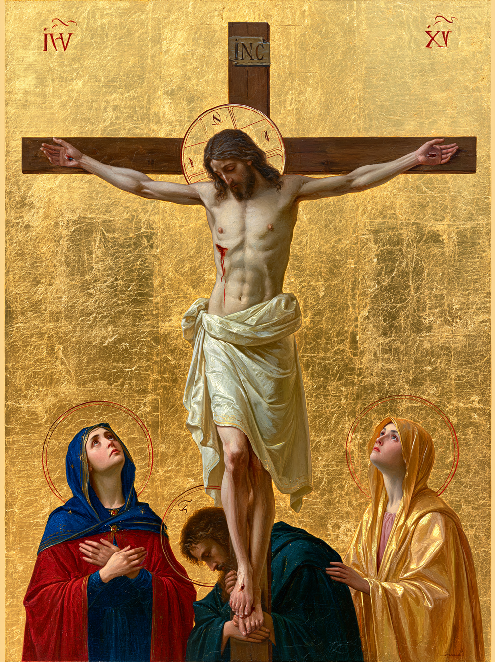 Korsfæstelsen - Sacred Golden · Portrait n° 11 - Christian art
