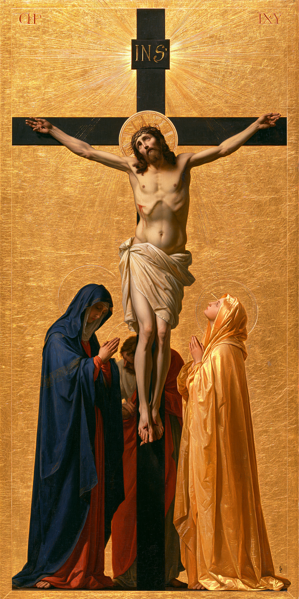 Korsfæstelsen - Sacred Golden · Portrait n° 12 - Christian art
