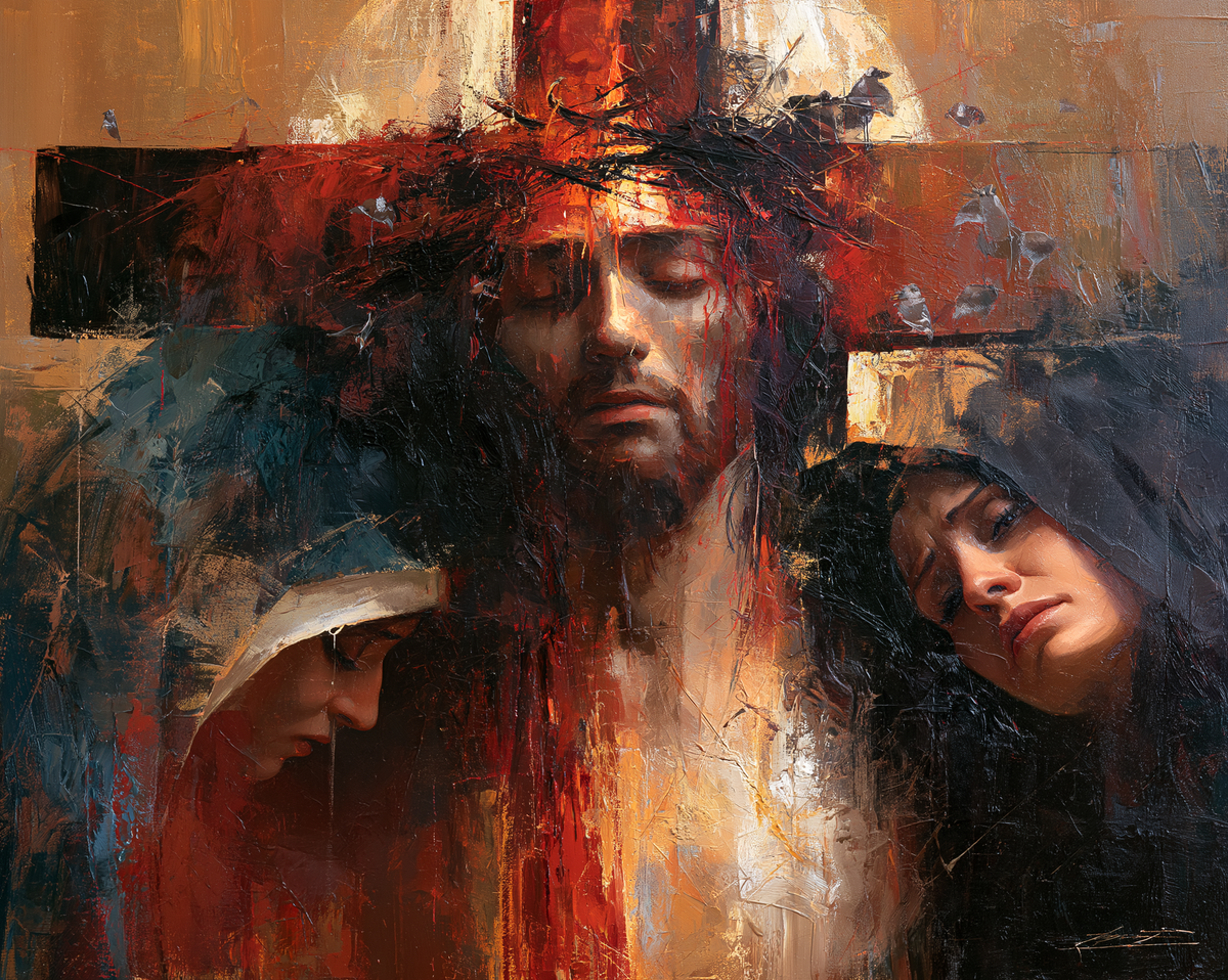 The Crucifixion - Psychological close-up view · Landscape n° 1