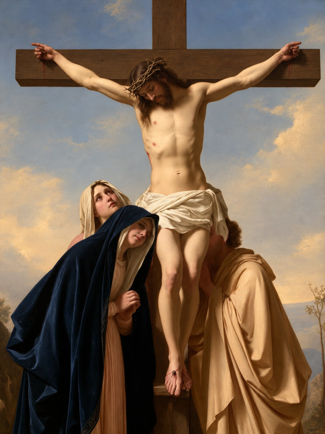 The Crucifixion – Luminous Stillness at Calvary