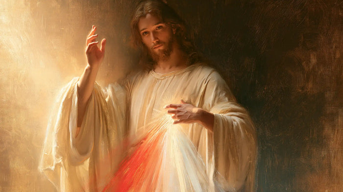 Divine Mercy Jesus — The Blessing in Side Light