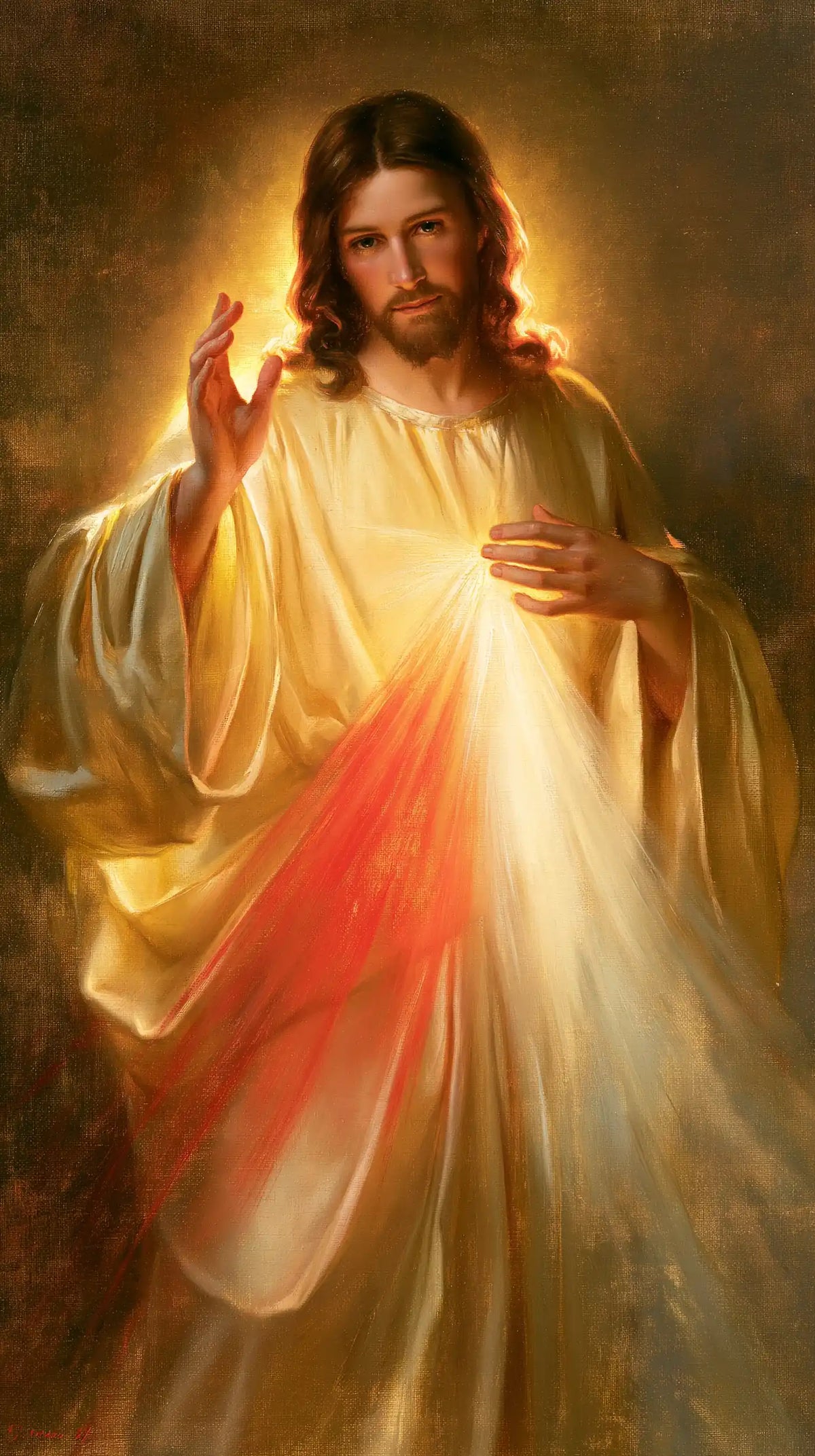 Divine Mercy Jesus — The Halo of Benevolence
