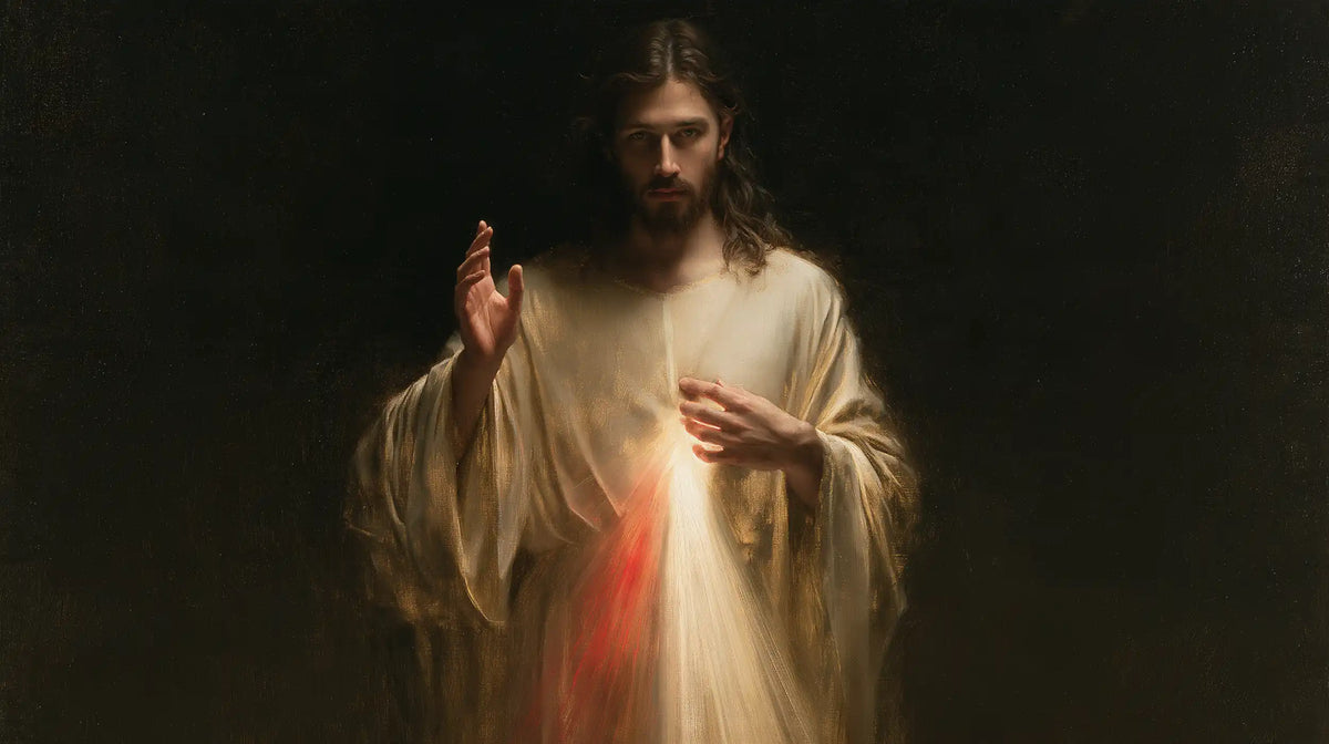 Divine Mercy Jesus — The Source in the Nocturnal Expanse