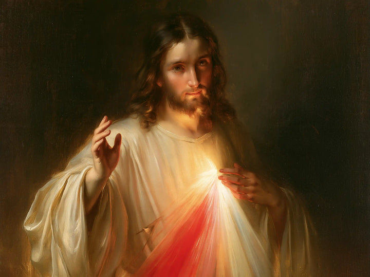Divine Mercy Jesus - Devotional Portrait · Landscape n° 1