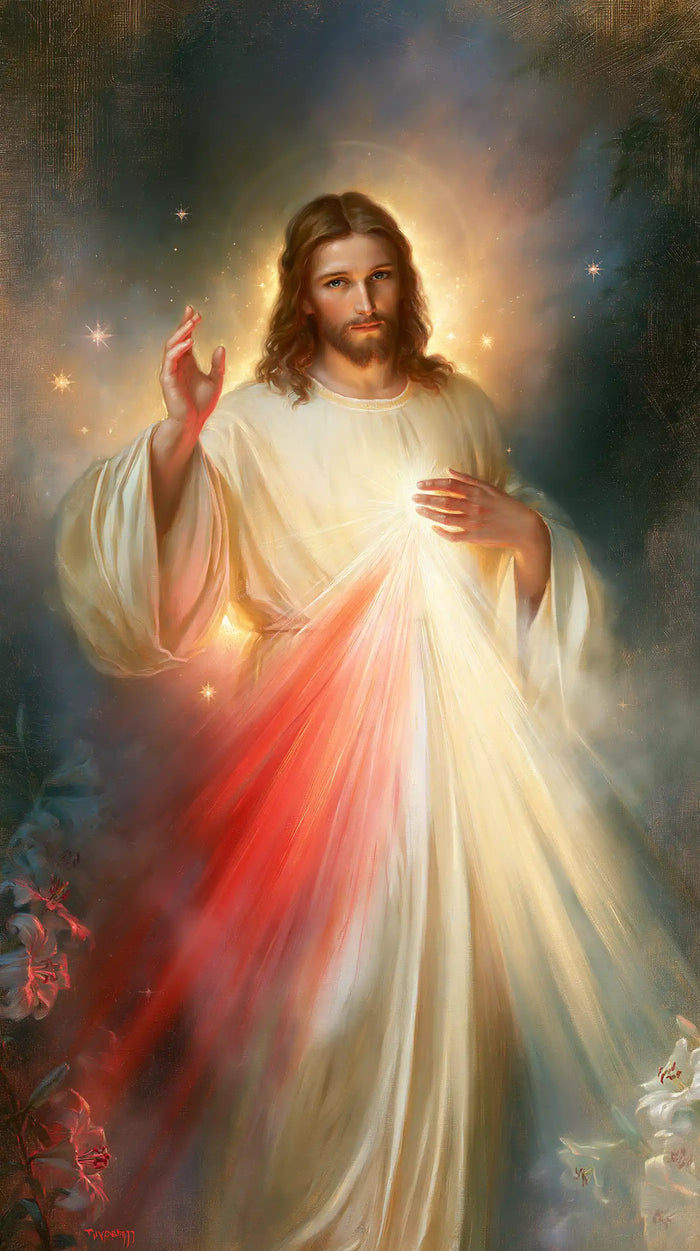 Divine Mercy Jesus - Symbolist · Portrait n° 1
