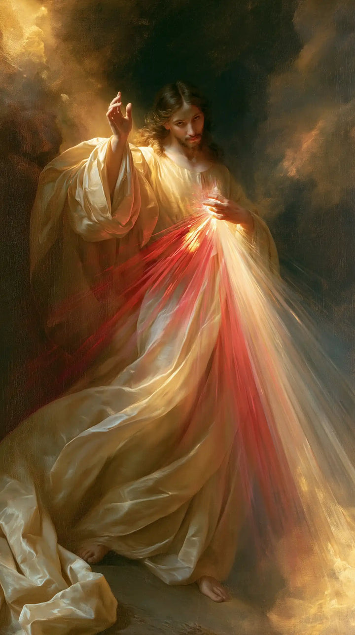 Divine Mercy Jesus - Theatrical Baroque · Portrait n° 1